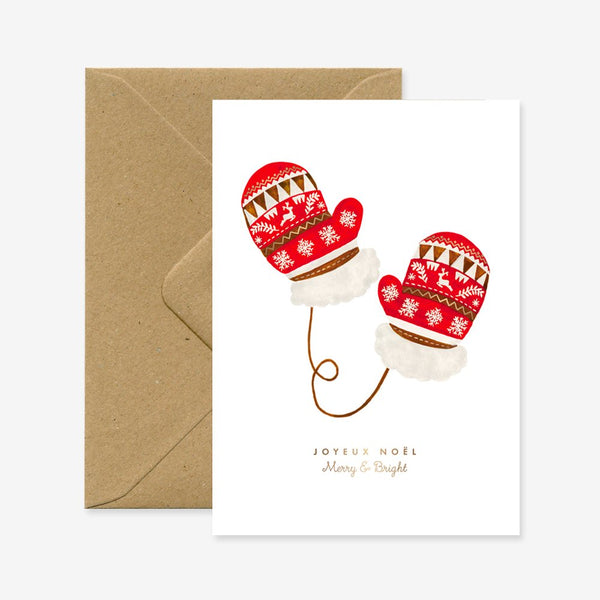 Xmas gloves - Carte de voeux