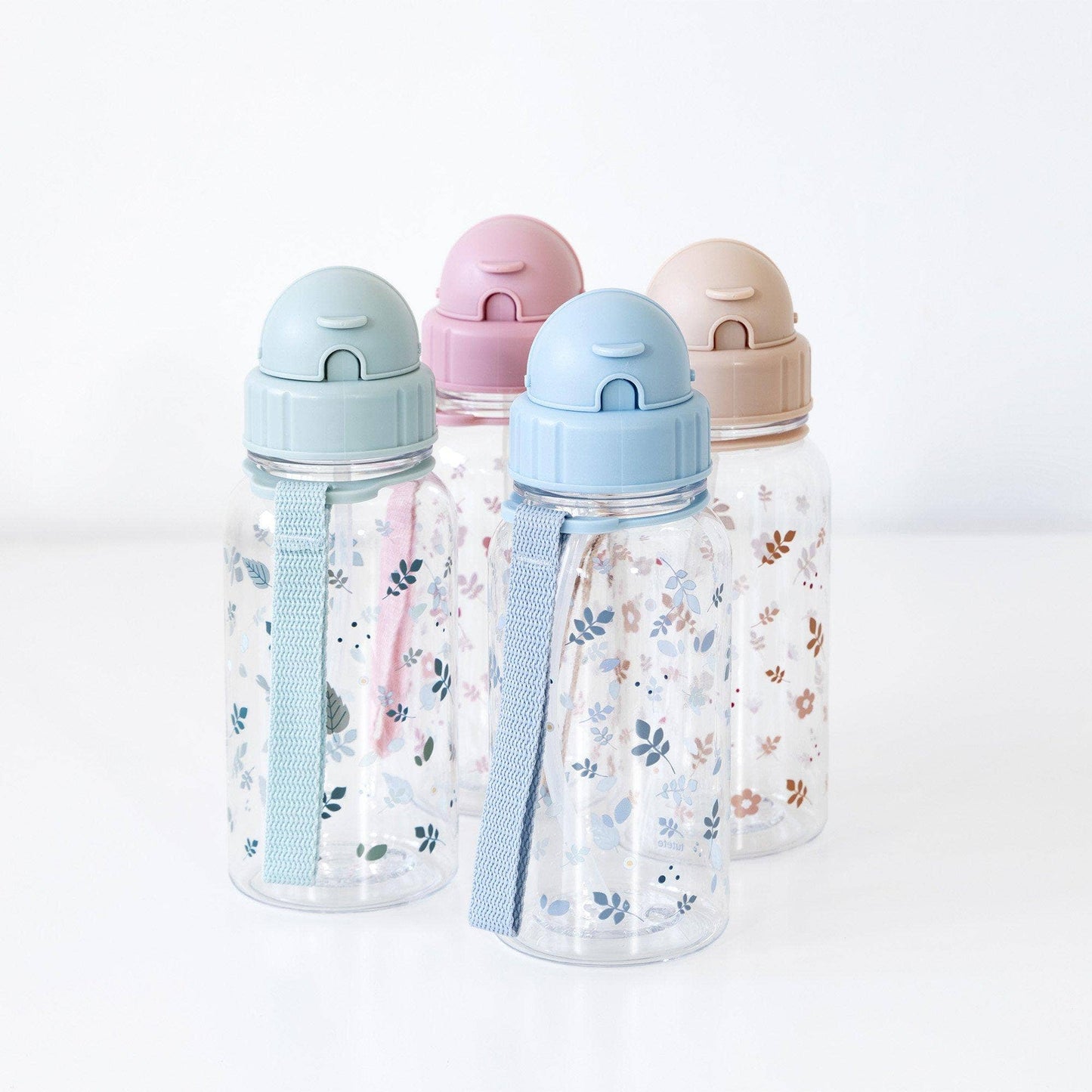 Plastic Bottle Leaves Color Blue