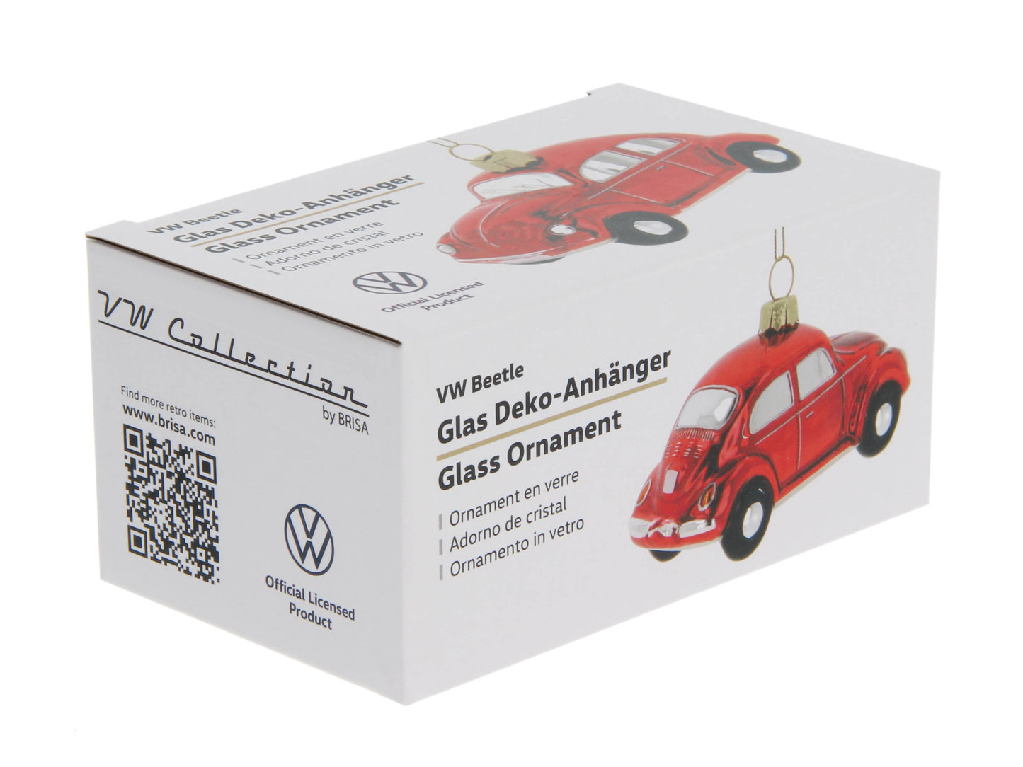Red VW Beetle Christmas Decoration