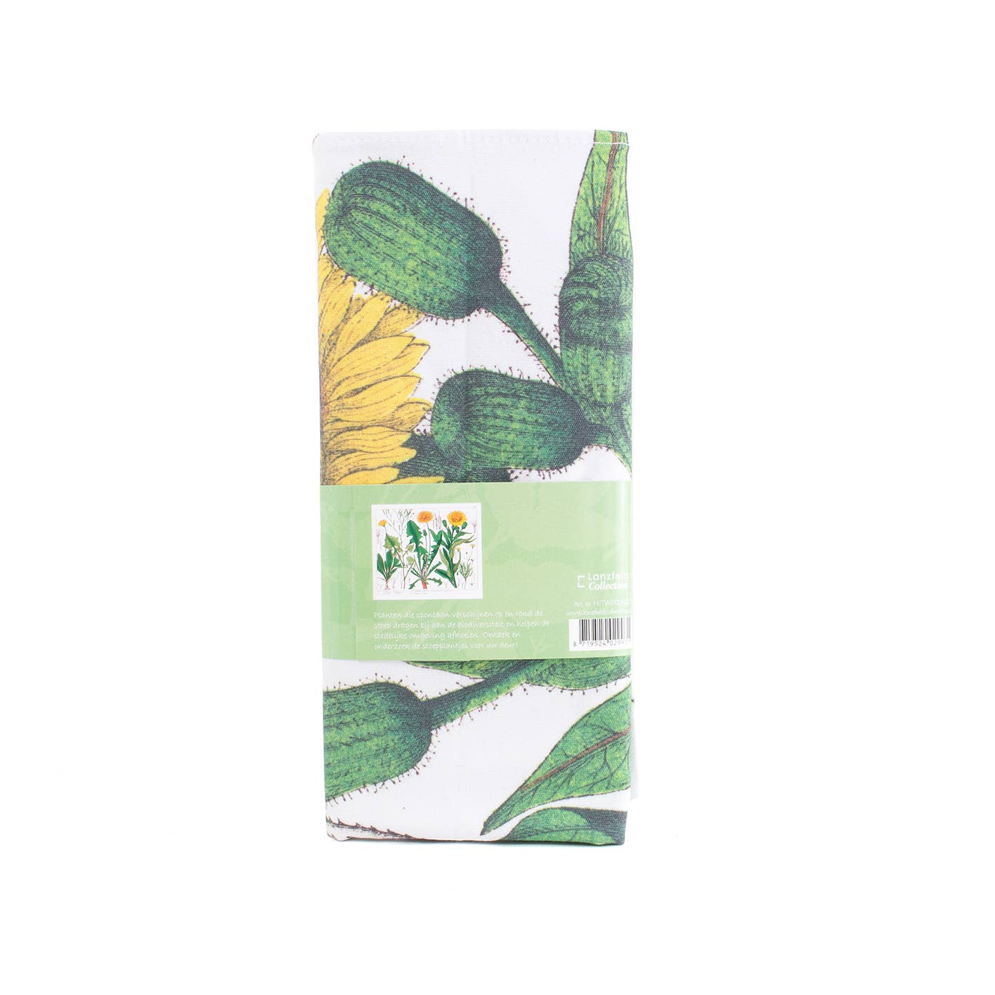 Torchon Hortus Botanicus avec motif de pissenlit