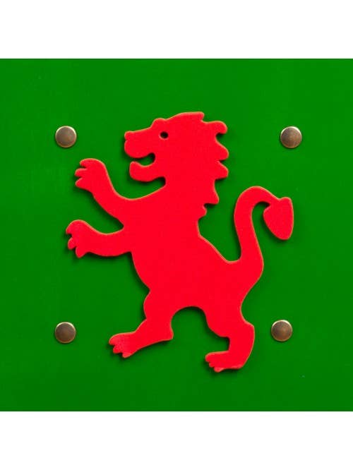 Kamelot Green Shield With Lion S
