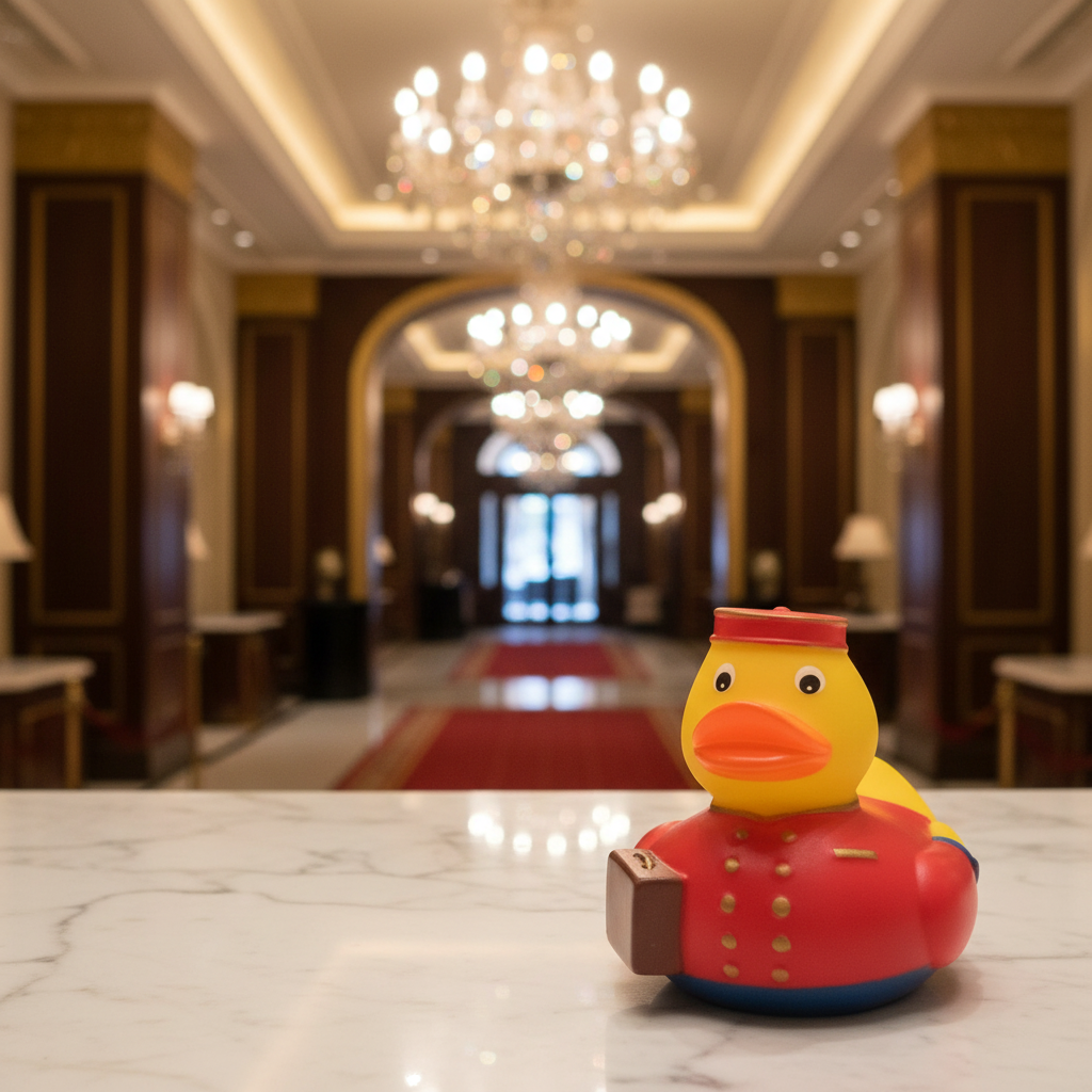 Mini Red Groom Duck
