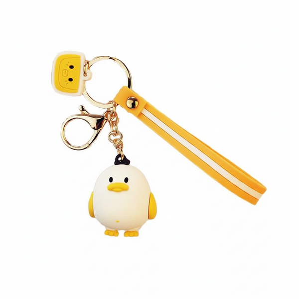Porte-Clés Canard Blanc
