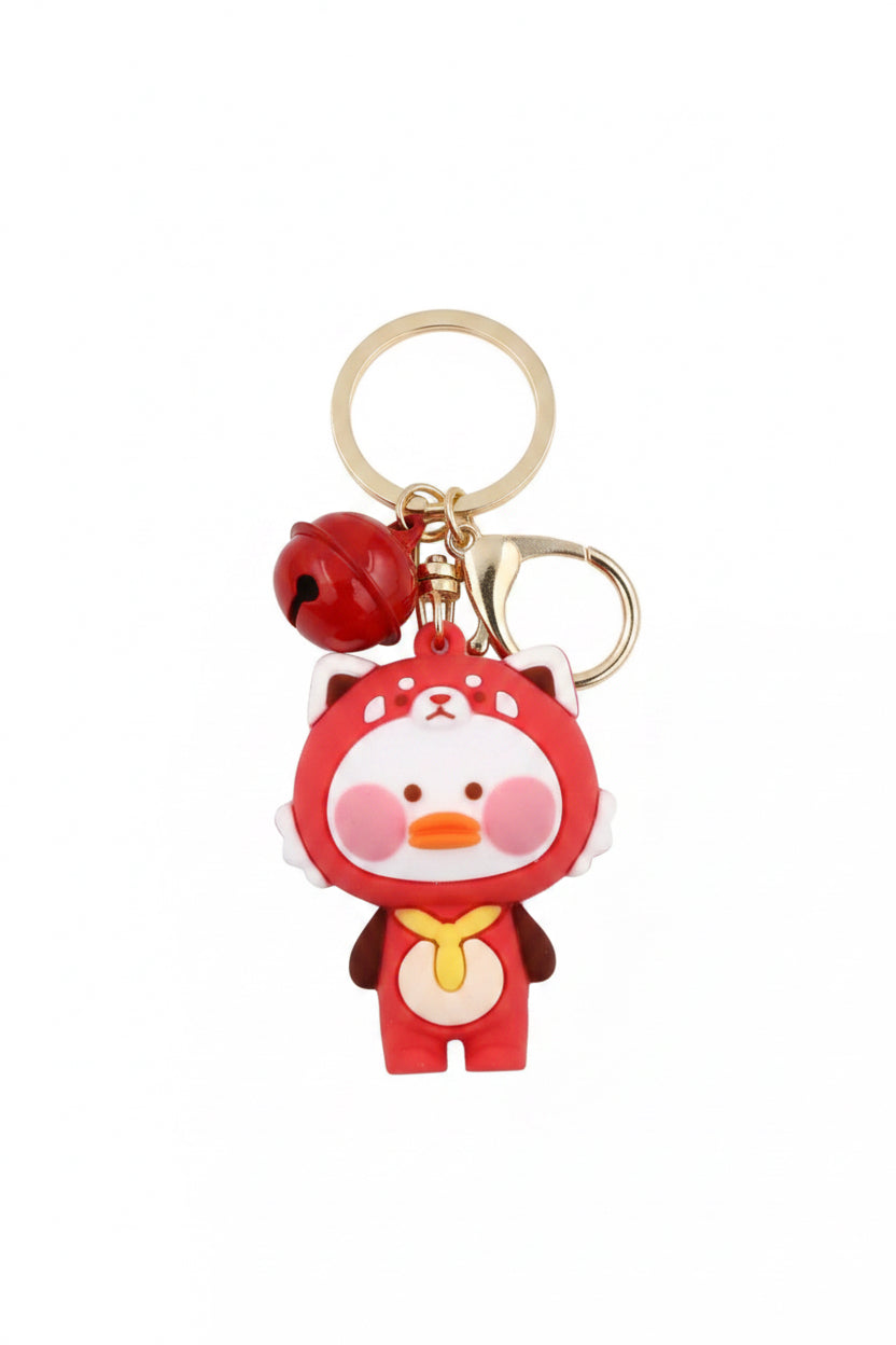 Porte Clés Canard Panda Roux Lalafanfan
