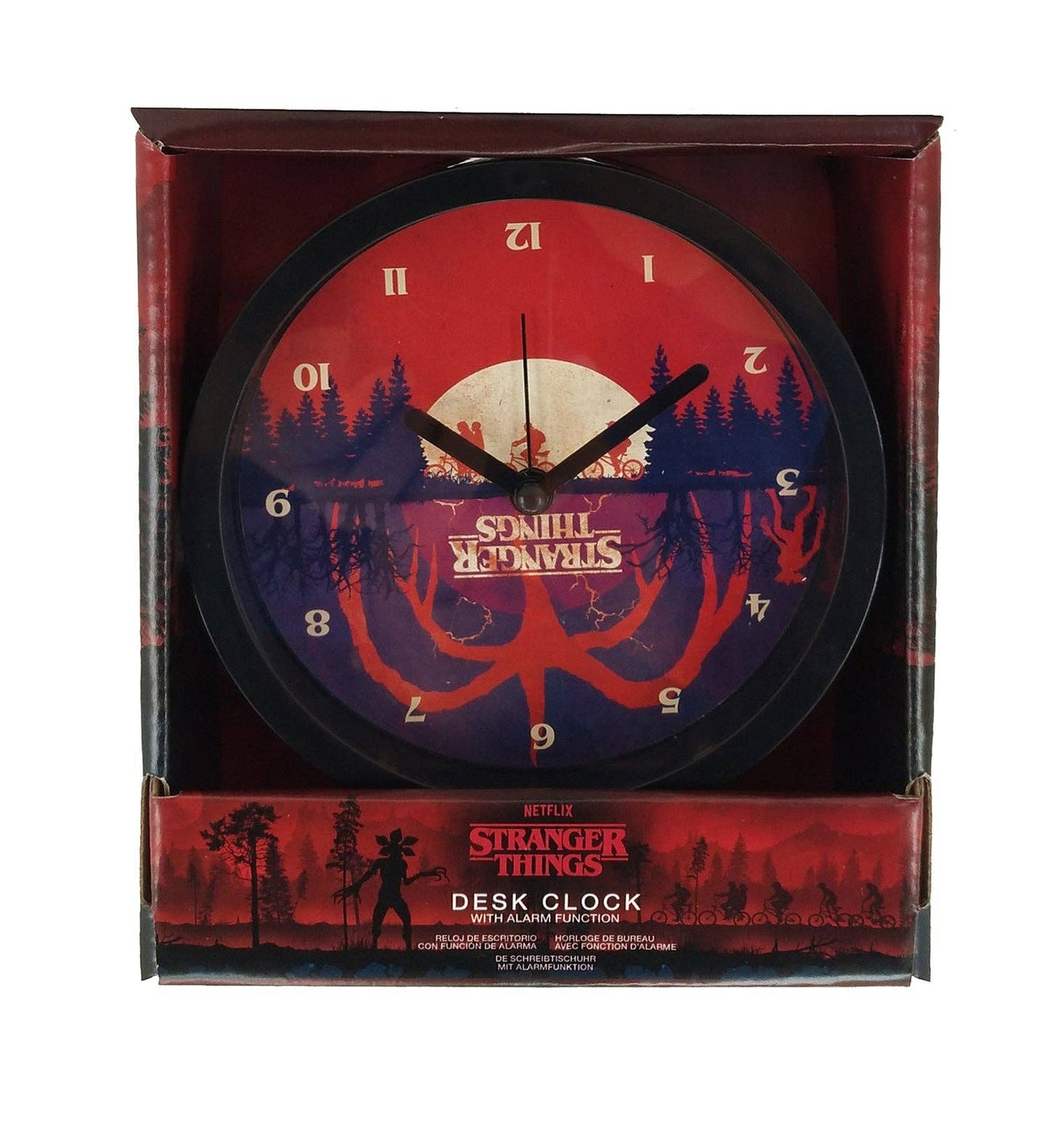 Stranger Things Table Clock - Upside Down