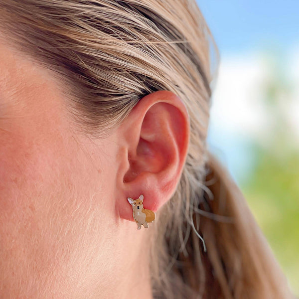 Corgi Earrings