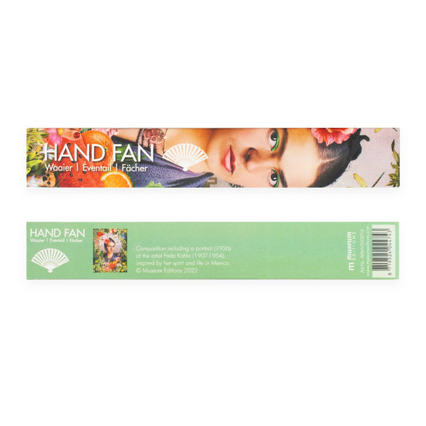 Frida Kahlo decorated bamboo fan