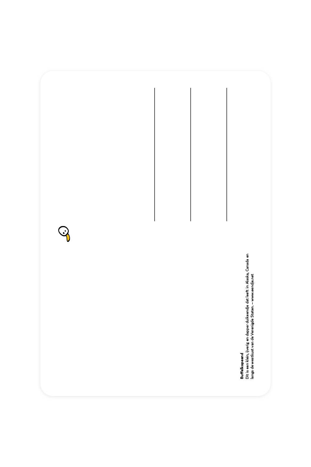 Carte postale Buffalo Duck