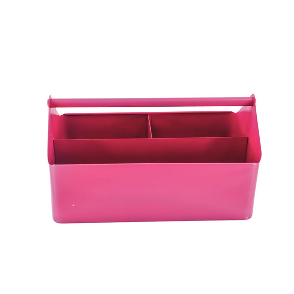 Storage box - Organizer - Metal - Pink - 30x17x17cm