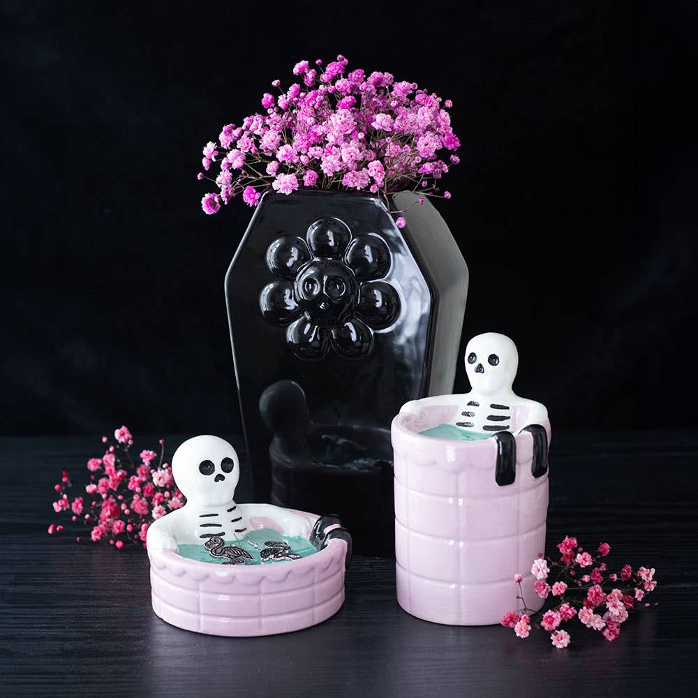 Gothic Coffin Vase