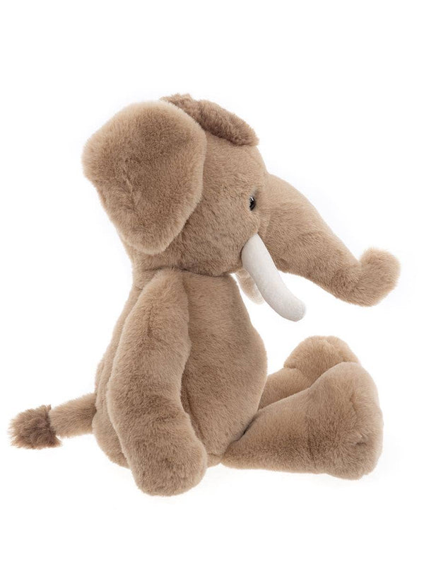 Bear & Me Wally the Mammoth Plush Toy, Oat Brown