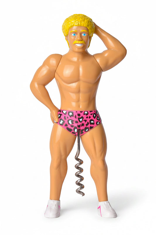 Humorous blond man bottle opener