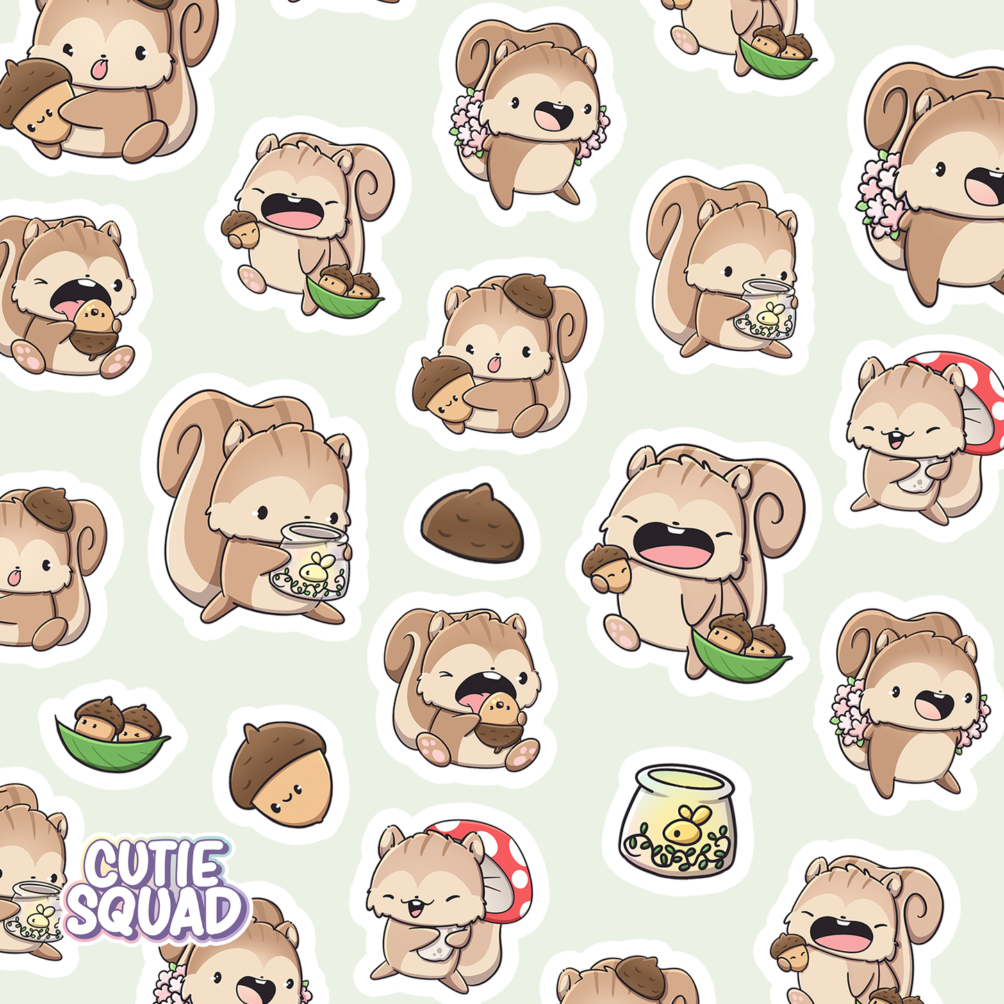 Cozy Nut Club Sticker Sheets
