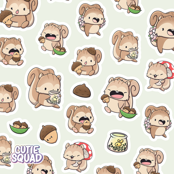 Cozy Nut Club Sticker Sheets