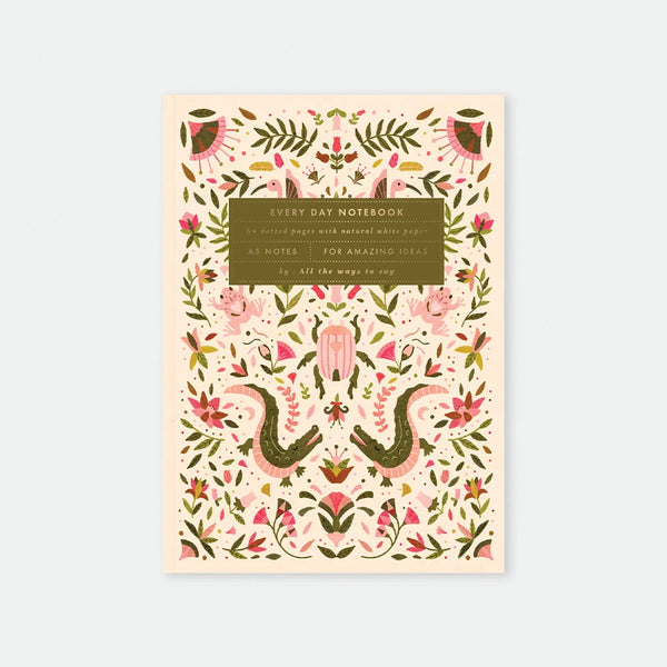 Pink Croco - Notebook A5
