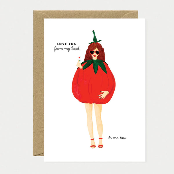 Love you tomatoes - Greeting card