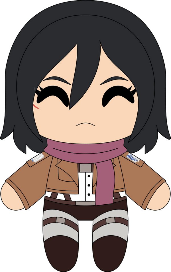 Chibi Mikasa Plush (9in)