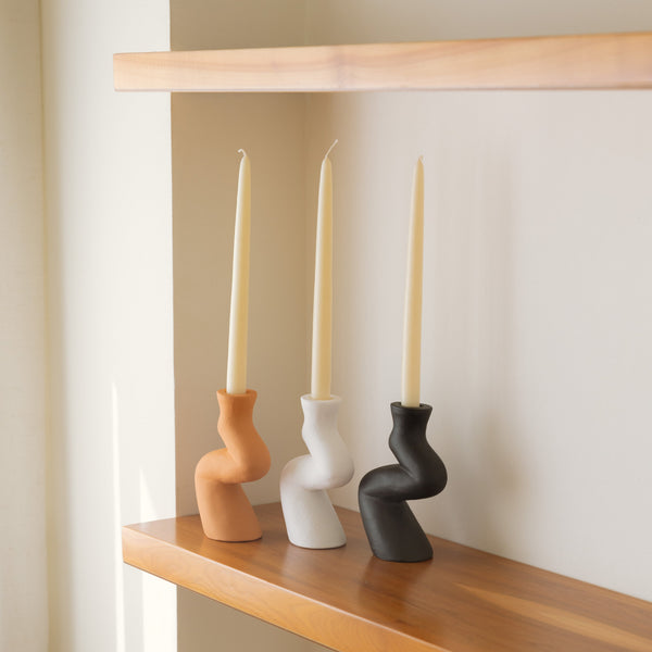 Bougeoir en céramique – Oito.Atelier – vue 2