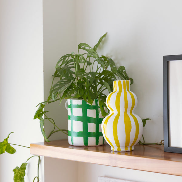 Vase décoratif Bergamo en céramique – Oito.Atelier – vue 2