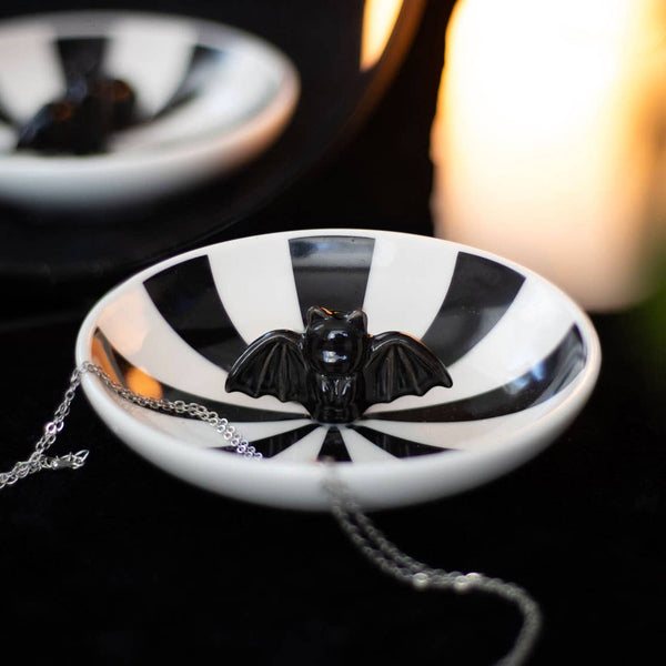 Gothic Bat Jewelry Dish