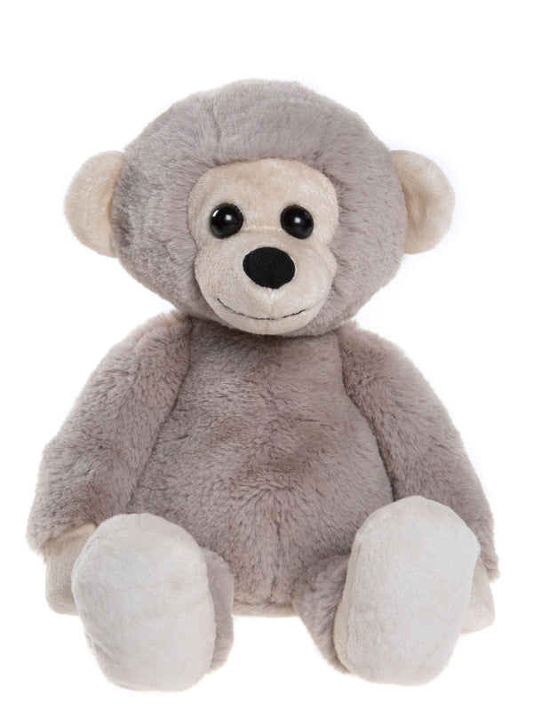 Bear & Me Naughty Monkey Pebble Gray Plush Toy