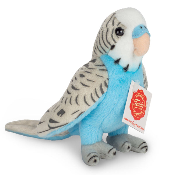 Peluche Perruche Ondulée Bleu - Teddy Hermann
