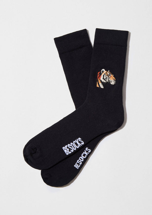 Chaussettes brodées BeTiger