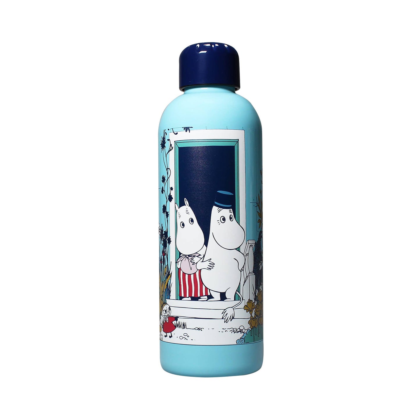 Bottiglia d'acqua in metallo blu Moomin Riviera