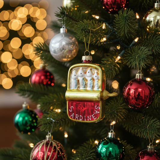 Boule de Noël Boîte de Sardines