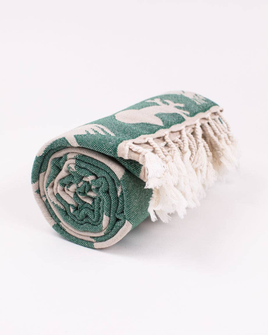 Serviette turque – Woodland Forest – produit scientifique Cognitive Surplus EU, vue 4