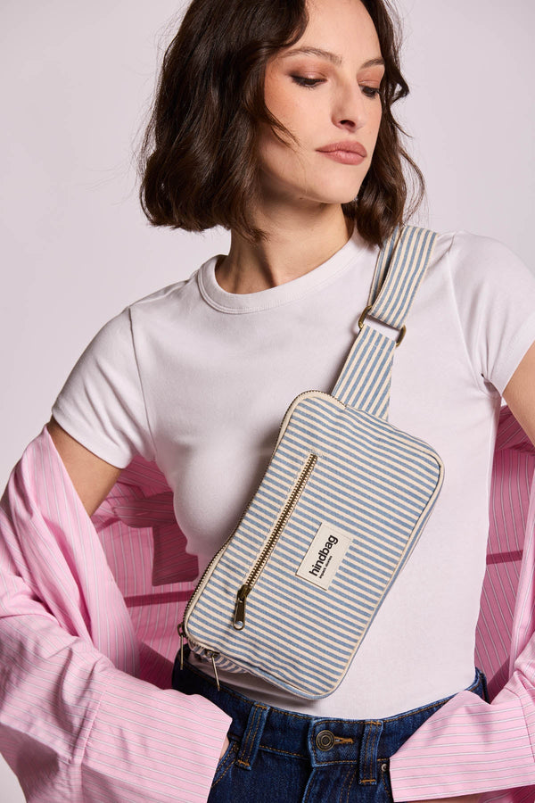 Sac banane Harry Rayures bleu