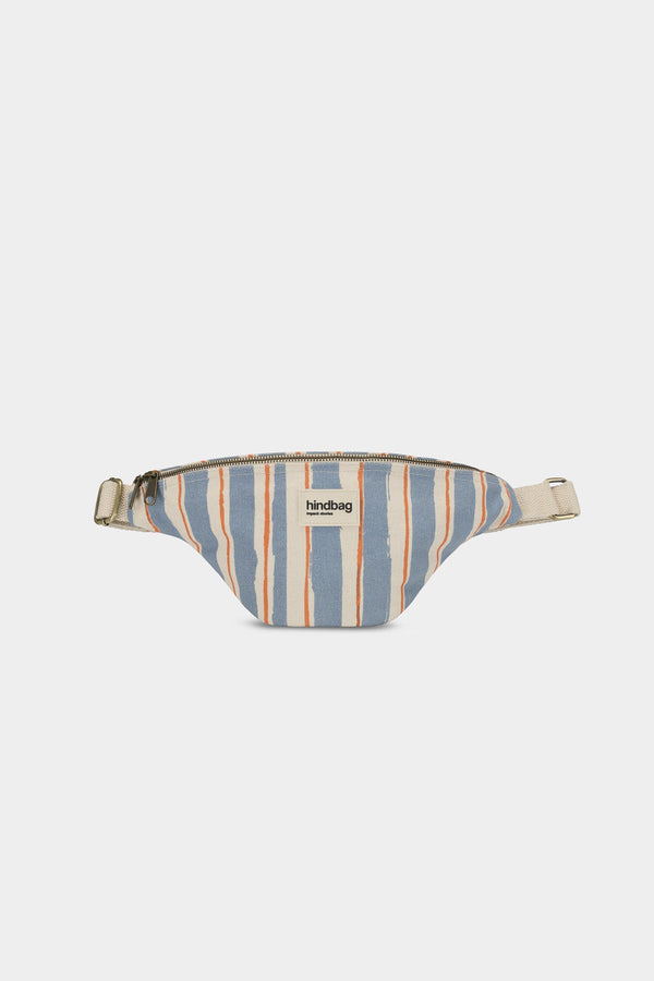 Olivia Striped Orange and Blue Fanny Pack