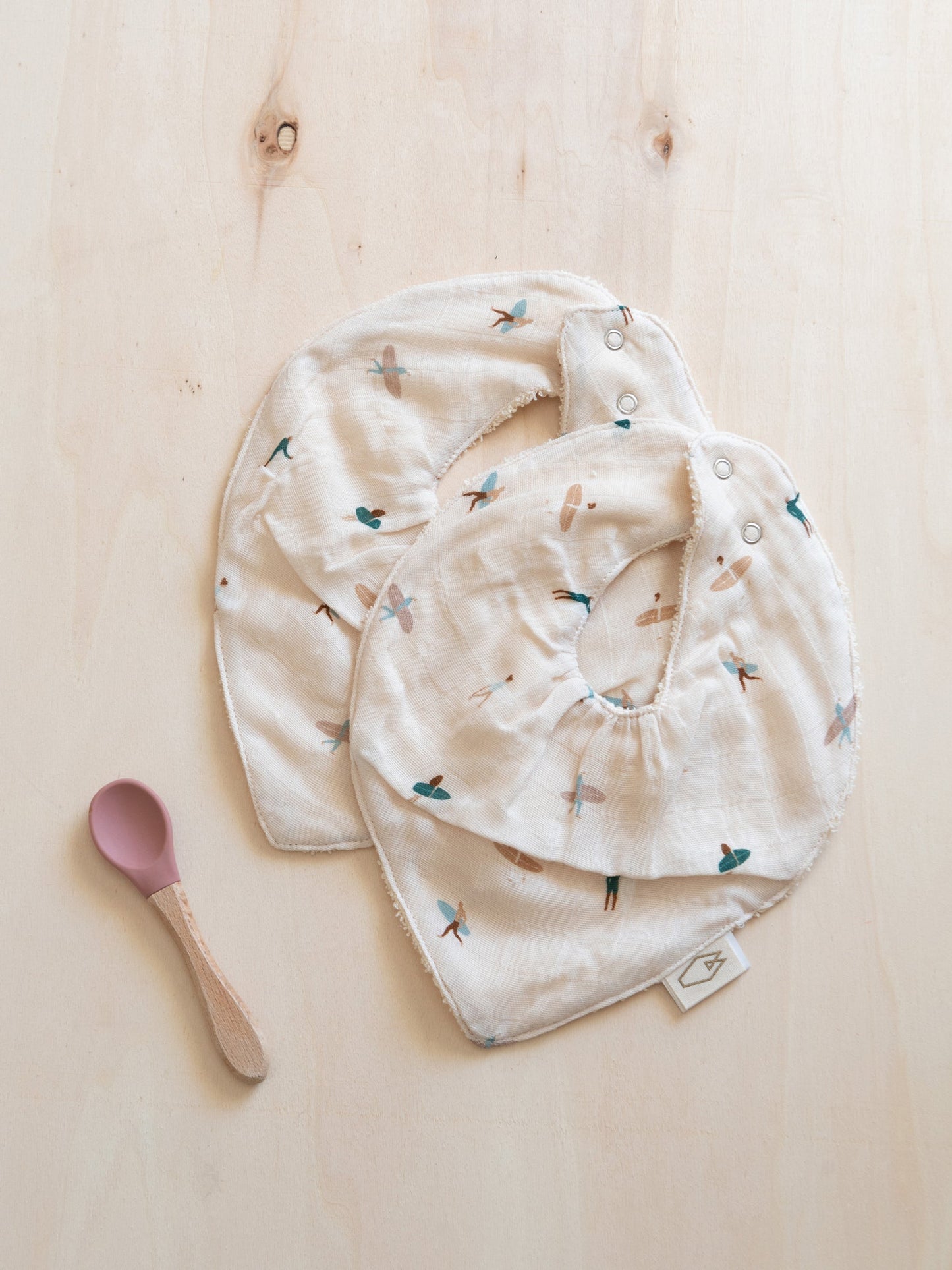 Set of 2 bandana bibs - MAEL