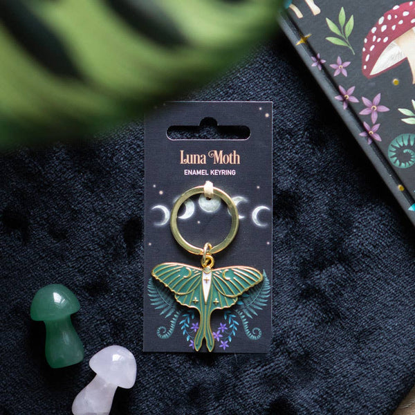 Lunar Butterfly Keychain