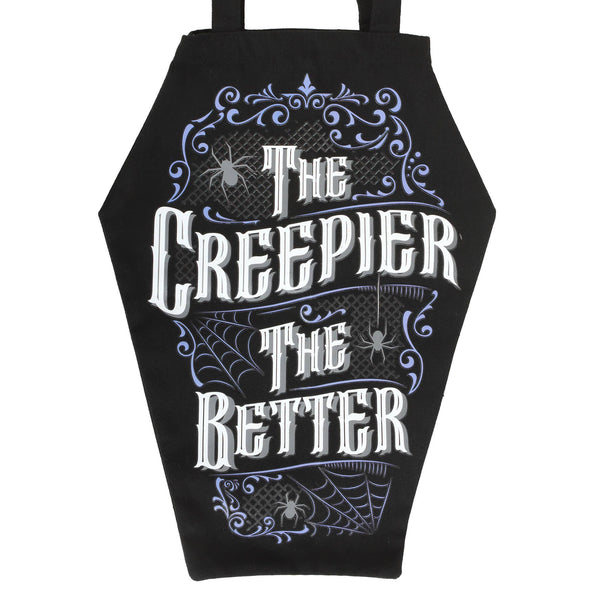 "The Creepier the Better" Coffin Tote Bag