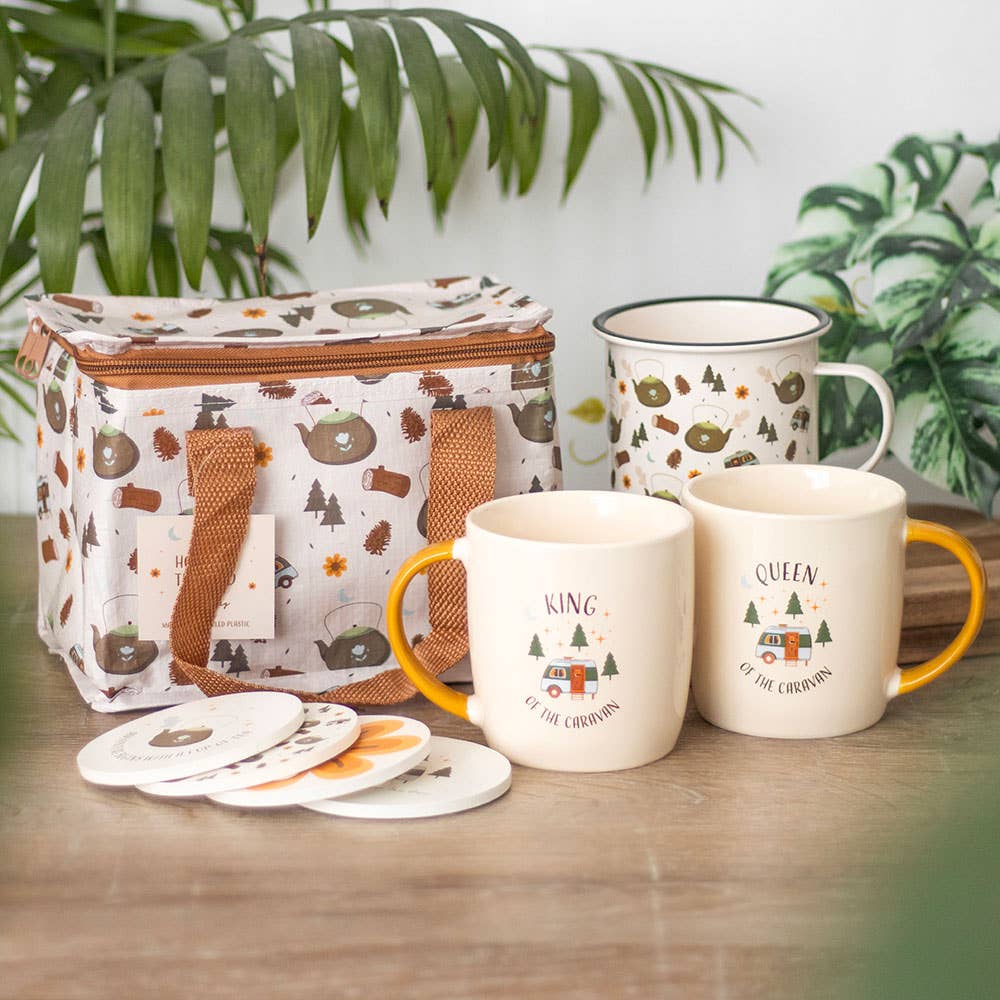 King and Queen Camping Cup Set for Couples