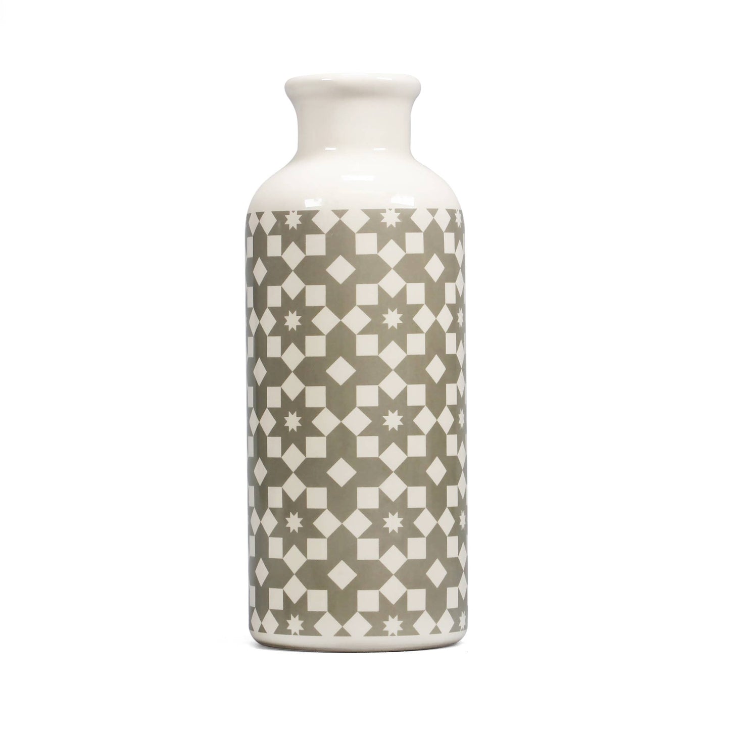 Vaso in ceramica Design Tiles Grey