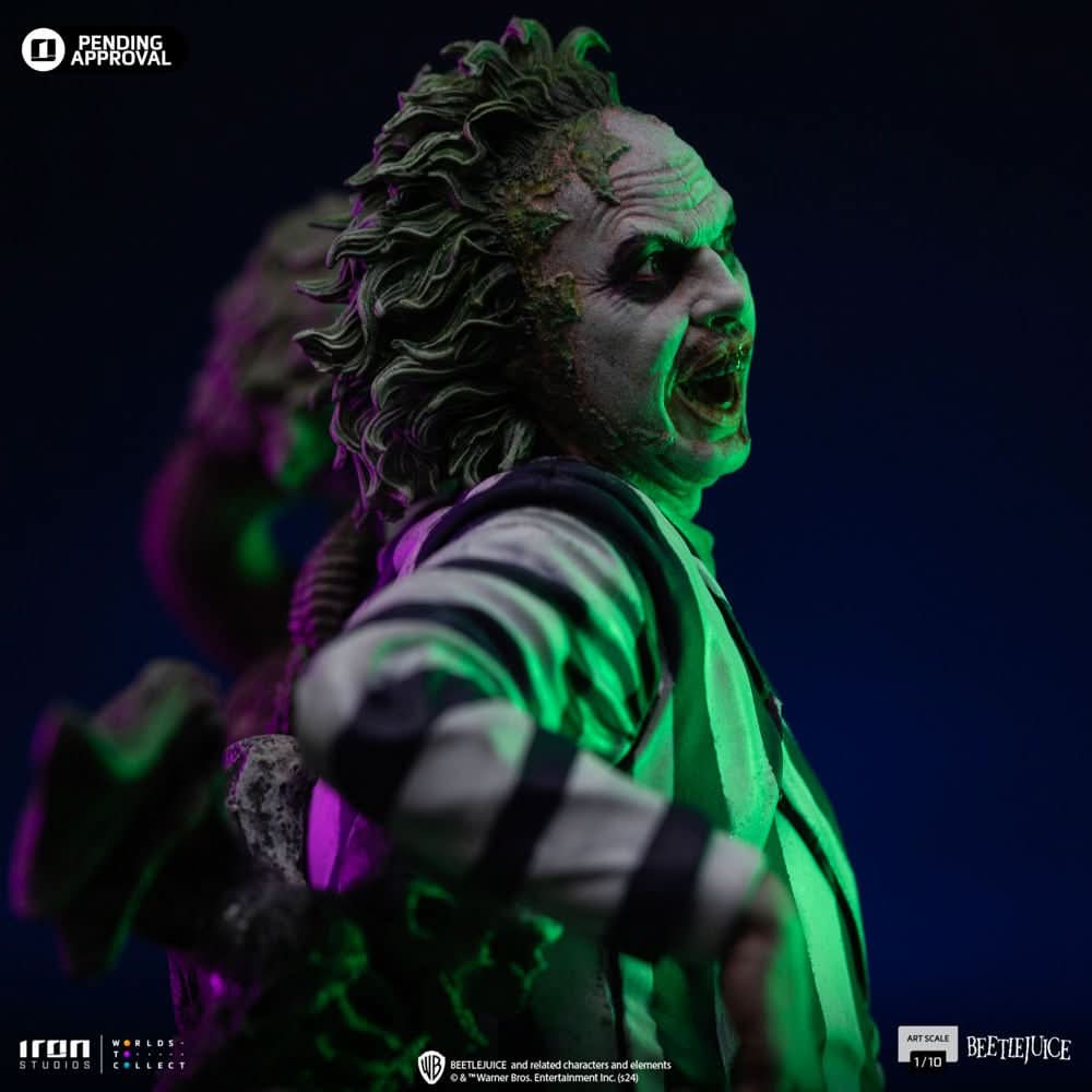 Beetlejuice Statue - Beetlejuice Beetlejuice - Art Scale 1/10 - Iron Studios