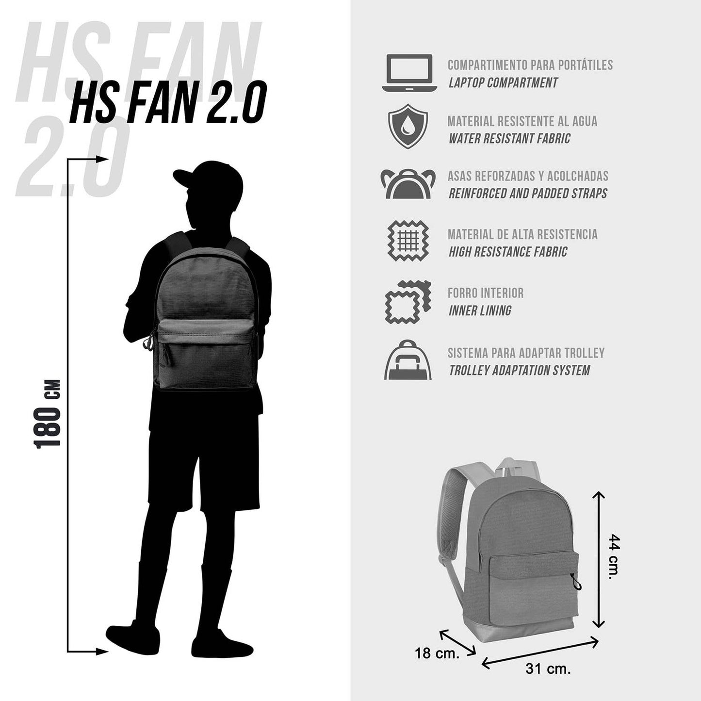 Sac à Dos HS FAN 2.2 Oh My Pop! « Ice Flamingo »