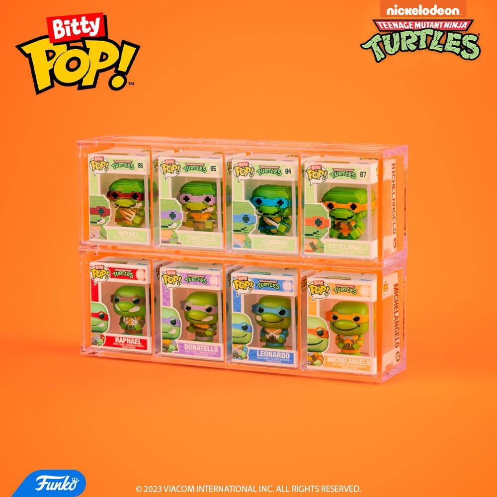 bitty pop teenage mutant ninja turtles 4 pack series 2