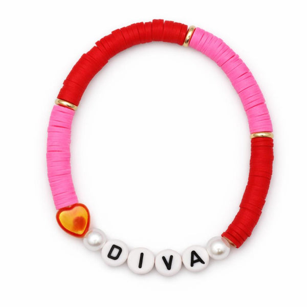 Swifties DIVA Friendship Bracelet - Red and Pink