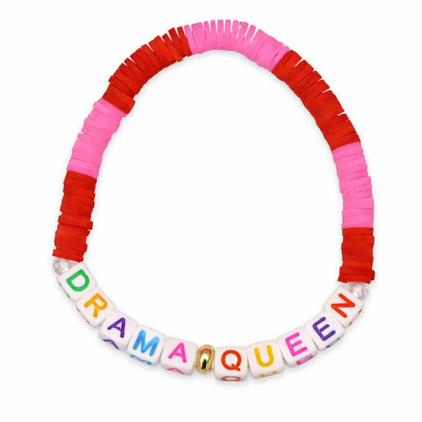 Swiftie Friendship Bracelet DRAMA QUEEN - Pink & Red