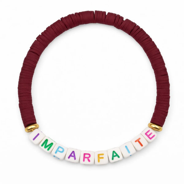 Imperfect Swifties Friendship Bracelet - BORDEAUX