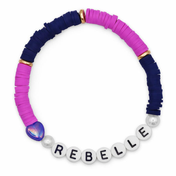Swifties REBEL Friendship Bracelet - Purple & Dark Blue