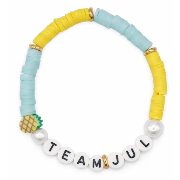 Swifties Friendship Bracelet - JUL TEAM - Light Blue & Yellow