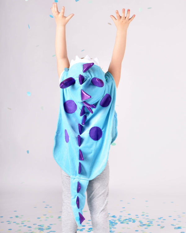 Blue Mini Monster Cape Size 86-110 cm 1-4 years