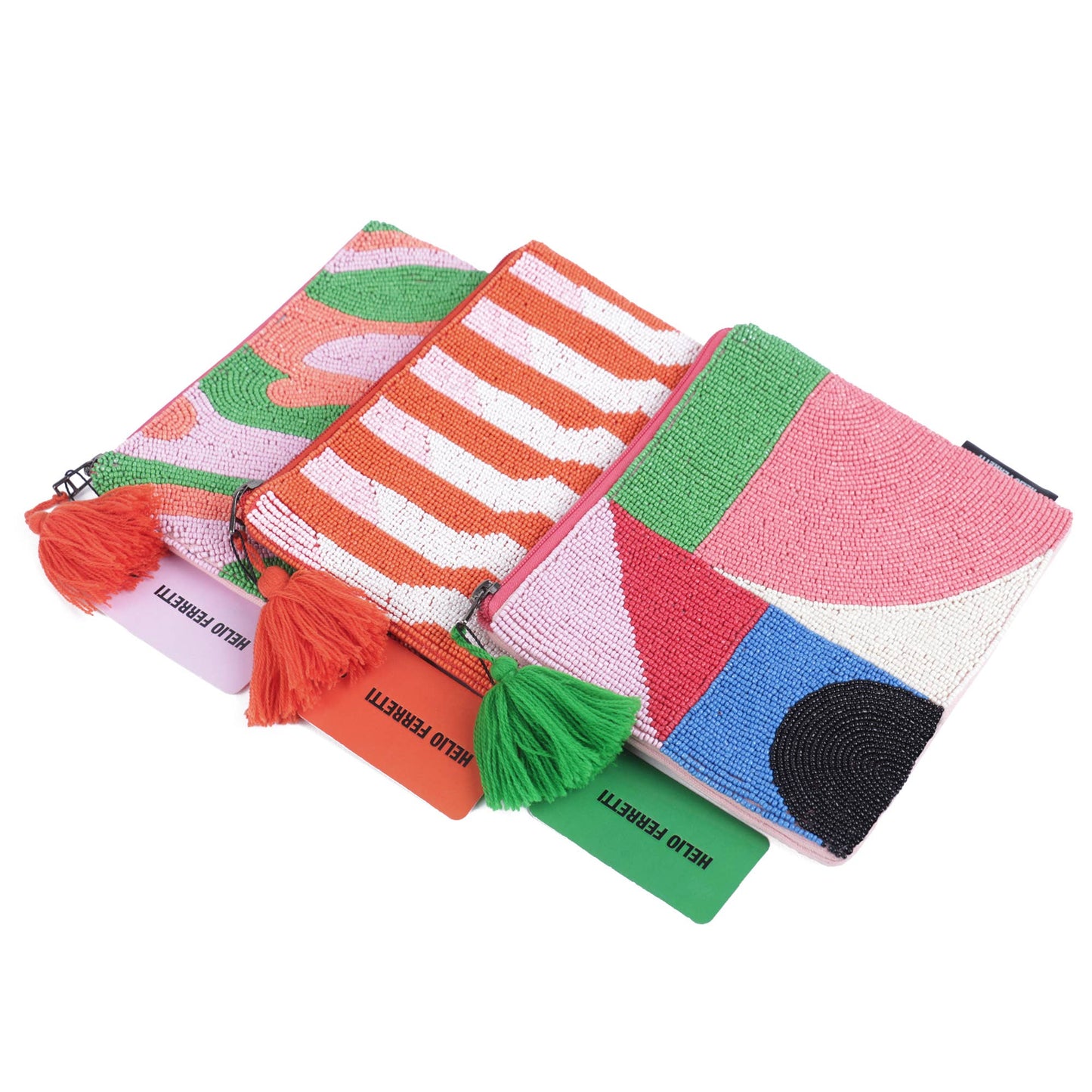 Grande Pochette Géométrique Helio Ferretti Helio Ferretti Vue 4