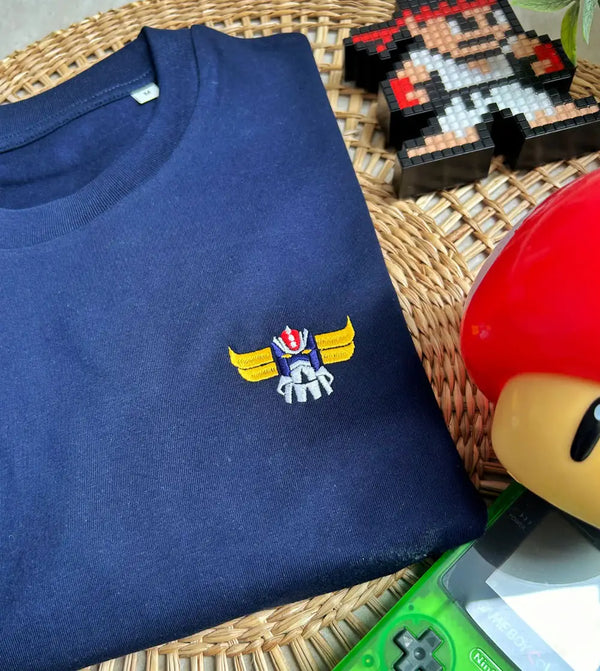 T-shirt brodé - Goldorak - t-shirt brodé Juste un T-shirt