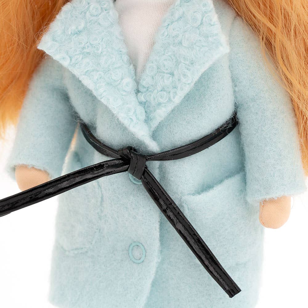Sunny doll in mint coat - 32 cm