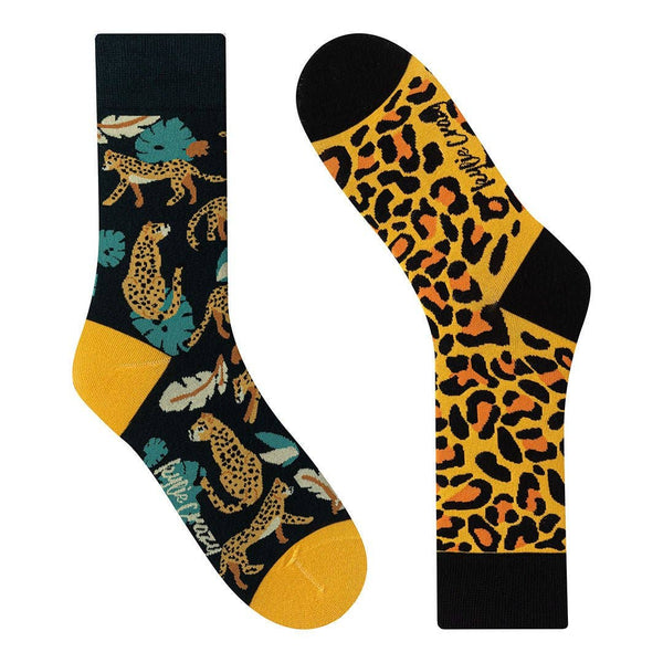 Leopard Mismatched Socks